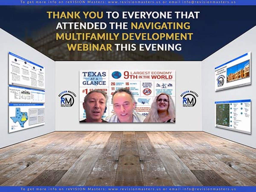 MULTIFAMILY DEVELOPMENT OVERVIEW WEBINAR